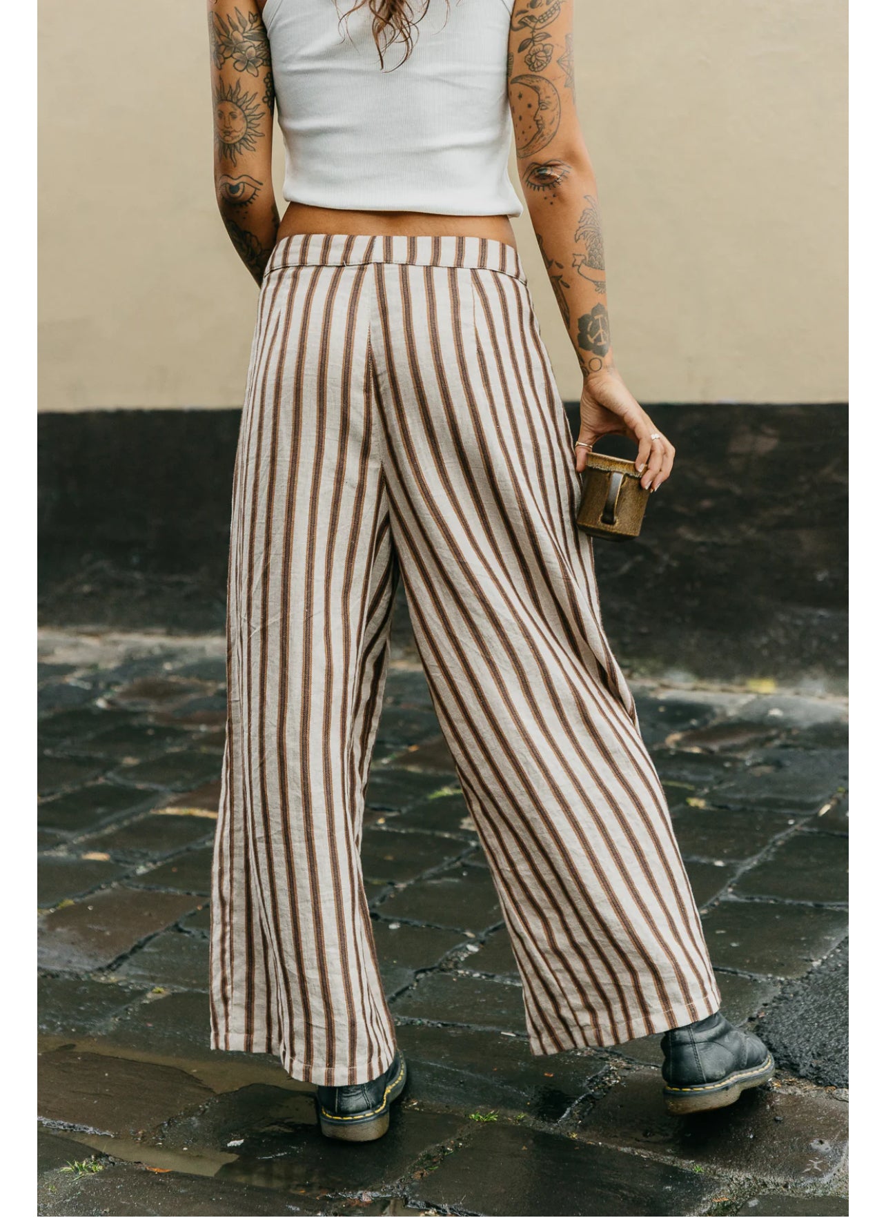 Abby Stripe Linen Pants